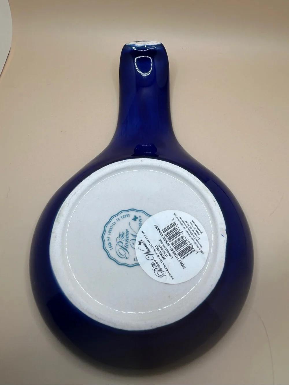 The Pioneer Woman Ceramic Spring Bouquet Floral Spoon Rest, Make Life Delicious